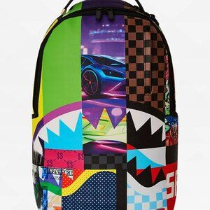 Sprayground Biker Quilt Black Backpack